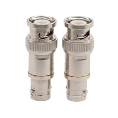 2X Copper Adapter 50Ohm 38.5mm Insert Type BNC Feed Through Terminator 50Ω A764