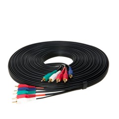 5RCA Male to Male Component AV Cable RGB Video Audio Adapter Cord Multi-Pack LOT