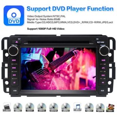 Car Radio Stereo CD DVD Player Carplay For GMC Chevrolet Yukon Silverado Tahoe