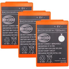 (3 Pack) BA225030 6V Ni-Mh Battery For HBC Crane remote Pump truck battery US