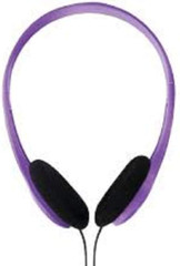 Koss KPH7V Portable On-Ear Headphone with Adjustable Headband – Violet