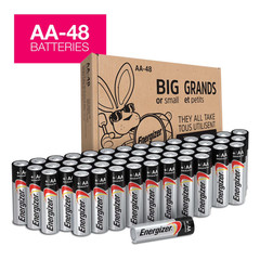 Energizer MAX AA Batteries (48 Pack), Double A Alkaline Batteries