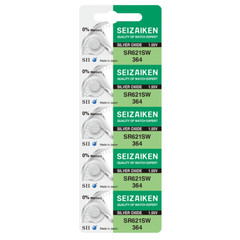 Seizaiken 364 SR621SW 1.55V 0%Hg Silver Oxide Watch Battery