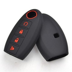 2X Silicone Remote Key Fob Case For Nissan Rogue Frontier Altima Murano Maxima