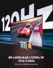 10K 8K HDMI 2.1 Cable 2-Pack 6.6FT, Highwings Certified 48Gbps Ultra High Speed