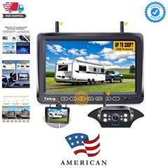 RV Backup Camera Wireless Plug and Play: Pre-Wired for Furrion System Recordi…