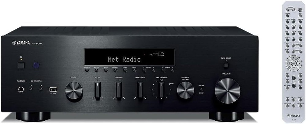 Yamaha R-N600A Network Stereo Receiver with Wi-Fi – DAC – Phono – MusicCast