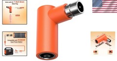 Compact 90-Degree DC8020 to DC7909 Connector – Ideal for Outdoor Power Stations