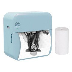 Small thermal paper printer, label barcode photo, wireless Bluetooth printer