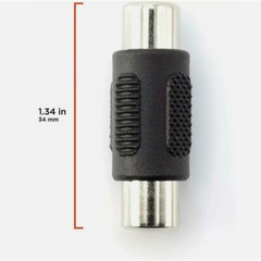 10-Pack AV RCA Audio Video Female to Female Jack Coupler Adapter Connector