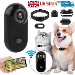 Wi-Fi Cat Dog Pet Collar 1080P HD Monitor Camera Video Recorder Mini Body Camera
