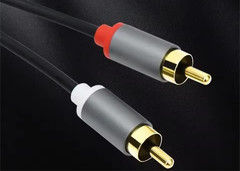 RCA PHONO & AUDIO PREMIUM CABLE 5ft 24k GOLD-PLATED AND SHIELDED SAVE NOW!!!!