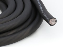KnuKonceptz Kolossus Flex 1/0 Gauge Black OFC Power / Ground Wire 20′ Copper