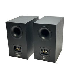 Elac Speakers Debut 3.0 DB63-BK Bookshelf Black Pair Aluminum Dome Tweeter Open