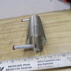 COIL 1.5 in dia x 4.5 in long 18 TPI 68 uHY AIRDUX 375-7434-PI n