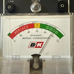 Sylvania Electronic Vacuum Tube 6KM6 in box TESTED @ 95 GM on B&K 700 Tester