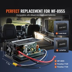 VEVOR WF-8955-AD-MBA Main Board Assembly 55 Amp RV Converter Replacement Unit