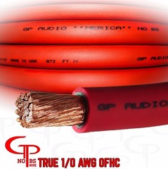 1/0 AWG GAUGE OFHC AMP WIRING KIT STAGE 2 GP CAR AUDIO RED BLACK