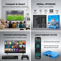 SuperBox S6 Max Streaming Media Player 6K WiFi 6