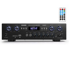 Donner MAMP5 Bluetooth Audio Power Amplifier Receiver 440W 4 Channel HiFi Amp
