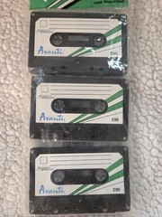 Avanti 90 Minute Recording Cassette Tapes SEALED Made In Hong Kong Pack of 3