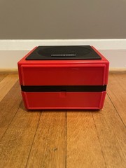Sears Stereo 8 Track Player Solid State Red Hong Kong Vintage UNTESTED.