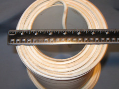 18 AWG Coaxial Cable 349 ft White PPC Perfect Flex 6 Ser. 3180662 CATV, CL2, CL3