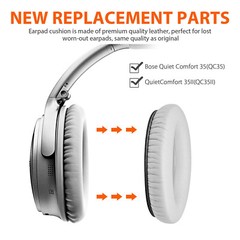 Ear Pads Replacement Kit for Bose QuietComfort QC35/QC35 ii Over-Ear Headphones