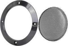 2pcs 4 Inches Metal Glossy Audio Speaker Cover Mesh Subwoofer Grill Horn Guard D
