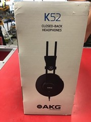 AKG K52 Headphones Closed Back Recording Studio Headphones **NIB**