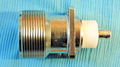 5 Pcs – LC Coaxial Panel Connector, Small Flange – Preowned