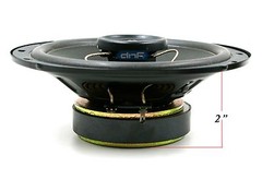 DNF 1 Pair 2 Way 6-1/2″ 6.5″ Slim Speakers 240 Watts Maximum Power- SHIPS FREE