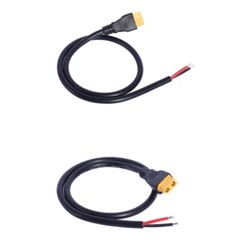 50cm/19.69in Long XT60 Connector Cable Female to Pigtail 2Pin Bare Wire for UAVs