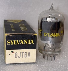 SYLVANIA 6JG6A/6JT6A/6JR6/ TESTED NEW IN BOX