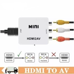 HDMI2AV Mini Converter HDMI To AV Adapter HDMI to RCA 1080P HD Video Audio