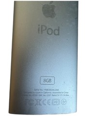 Apple iPod Nano 4th Generation 8GB Black Silver Gray Untested