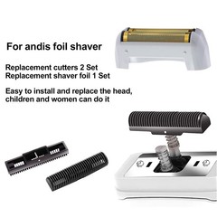 2 Pack Pro Shaver Replacement Foil and Cutters 1 Count (Pack of 2), 2 PACK