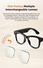 2k Smart AI Glasses for Men, Women, 8 MP Video Camera With Charging Case