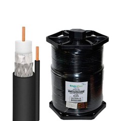 DirecTV EnviroReel CR04BSR0-05 Black 1000 ft RG6 Solid Copper Coaxial Cable