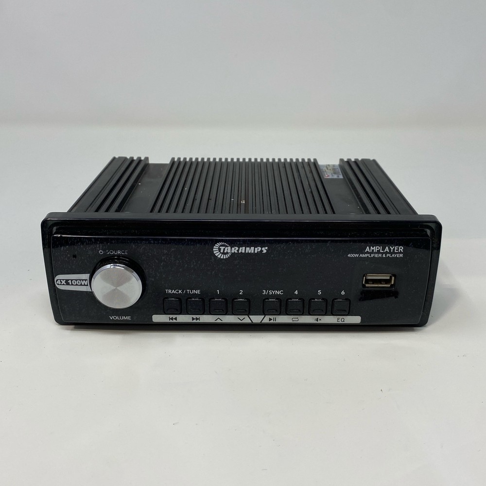 Taramps AMPLAYER 400 Black 1-DIN 400W Bluetooth USB Car Stereo