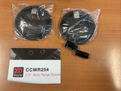 Morel CCWR 254 2-1/2″ 4-Ohm 40W RMS Midrange Component Speakers 2.5″ CCWR254 NEW