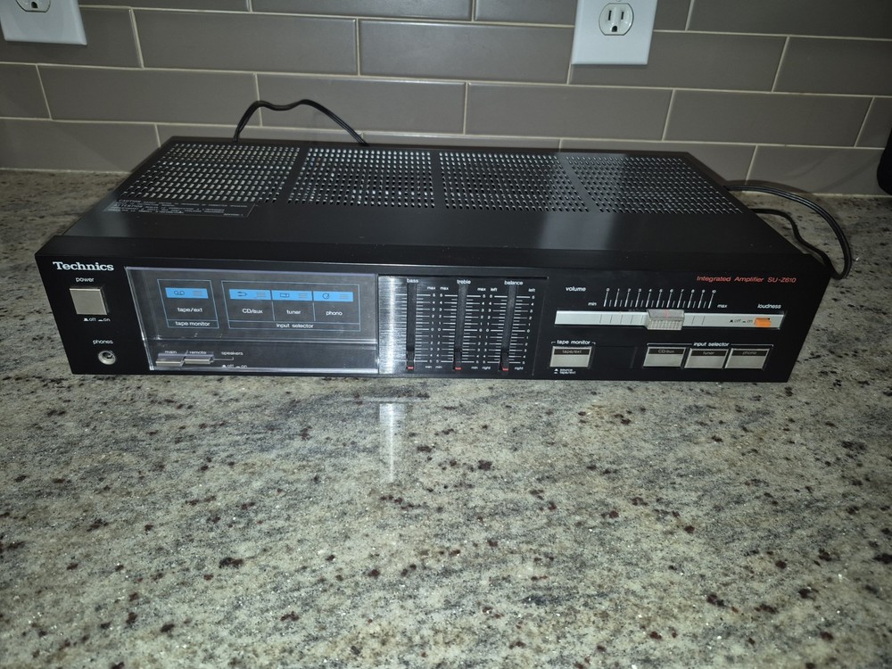 Technics SU-Z610 Integrated Stereo Amplifier Vintage Hi-Fi Amp