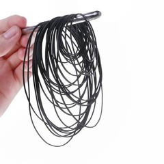 120PCS Square Rubber Drive Belt Replacement For Cassette Player Recorder Repair