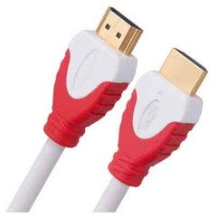Link Depot High-Speed 4K HDMI Cable Connectors 6ft 10ft 15ft 25ft (Red & White)