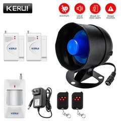 110dB Loud Wireless Alarm Set Indoor Outdoor Household Safety Protection Kit