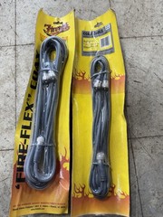 Firestik 9′ Dual Lead Coax with 3- PL-259 Connectors R-9A & K-9A 18ft Dual Lead
