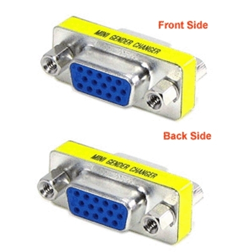 VGA D-sub HD15 Female to VGA Female Gender Changer – VGA Coupler