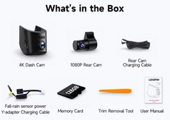 4K+1080P Dash Cam Front and Rear for Audi 2019-2026 Q3 Q5 Q6 Q7 Q8,A3 A4 A5 A6