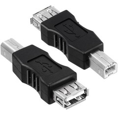 2 Pcs 2.0 A Female to USB B Male Printer Converter – USB A to B Adapter – AF/…