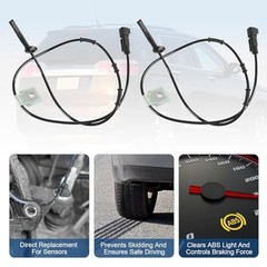 ABS Wheel Speed Sensor Left & Right 4PCS Replacement for Chevy Equinox 2010